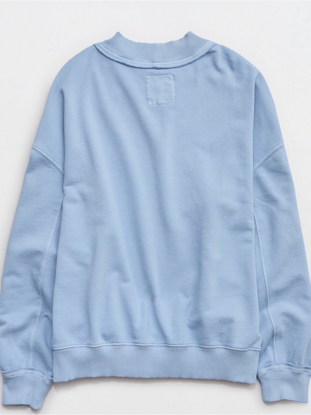 Aerie AlumniMockneck Sweatshirt in Monaco Blue see pics - Picture 5 of 8